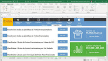 Load image into Gallery viewer, Planilha de Cálculo para Fretes Fracionados Por KM Rodado em Excel 5.0