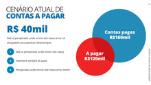 Load image into Gallery viewer, Apresentação de Contas a Pagar em Powerpoint - Go Fast