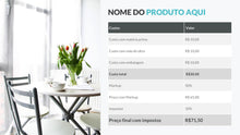 Load image into Gallery viewer, Apresentação de Precificação de Produtos em Powerpoint