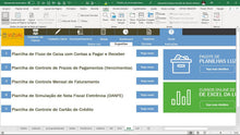 Load image into Gallery viewer, Planilha de Acompanhamento de Vendas e Clientes em Dashboard